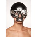 Kayso Silver Steampunk Mask with Gears  Spikes SPM037SL